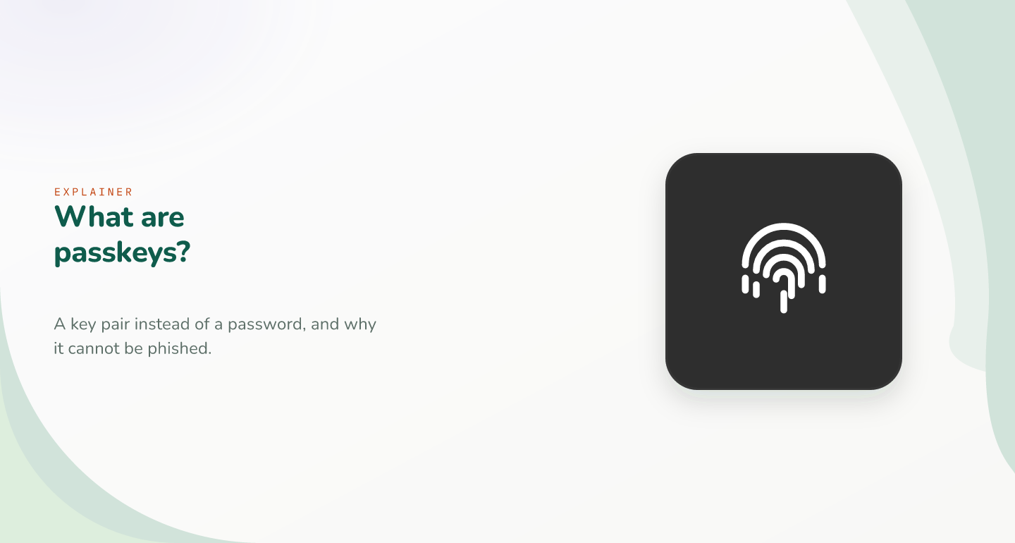 What are passkeys?