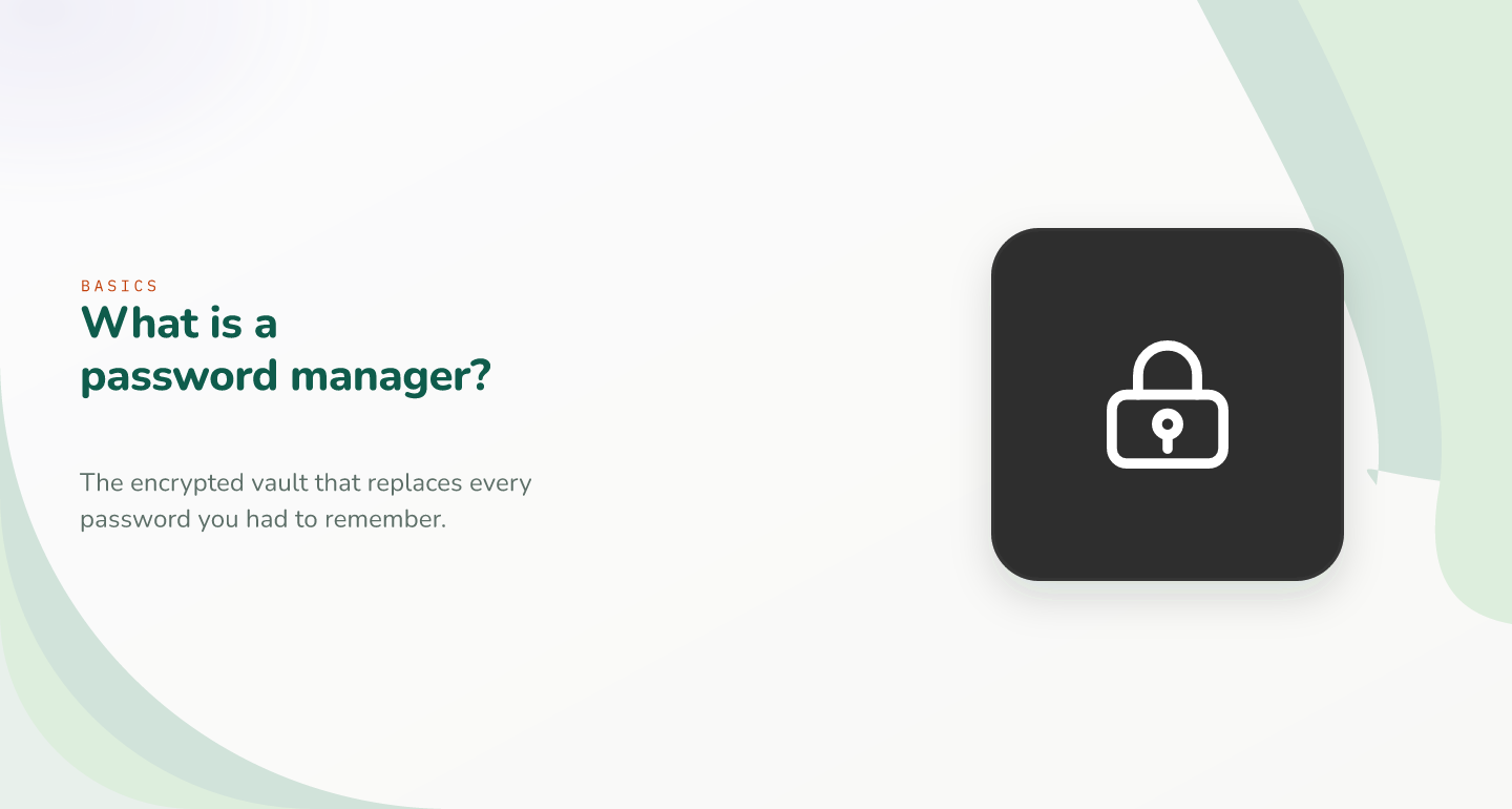 What is a password manager?